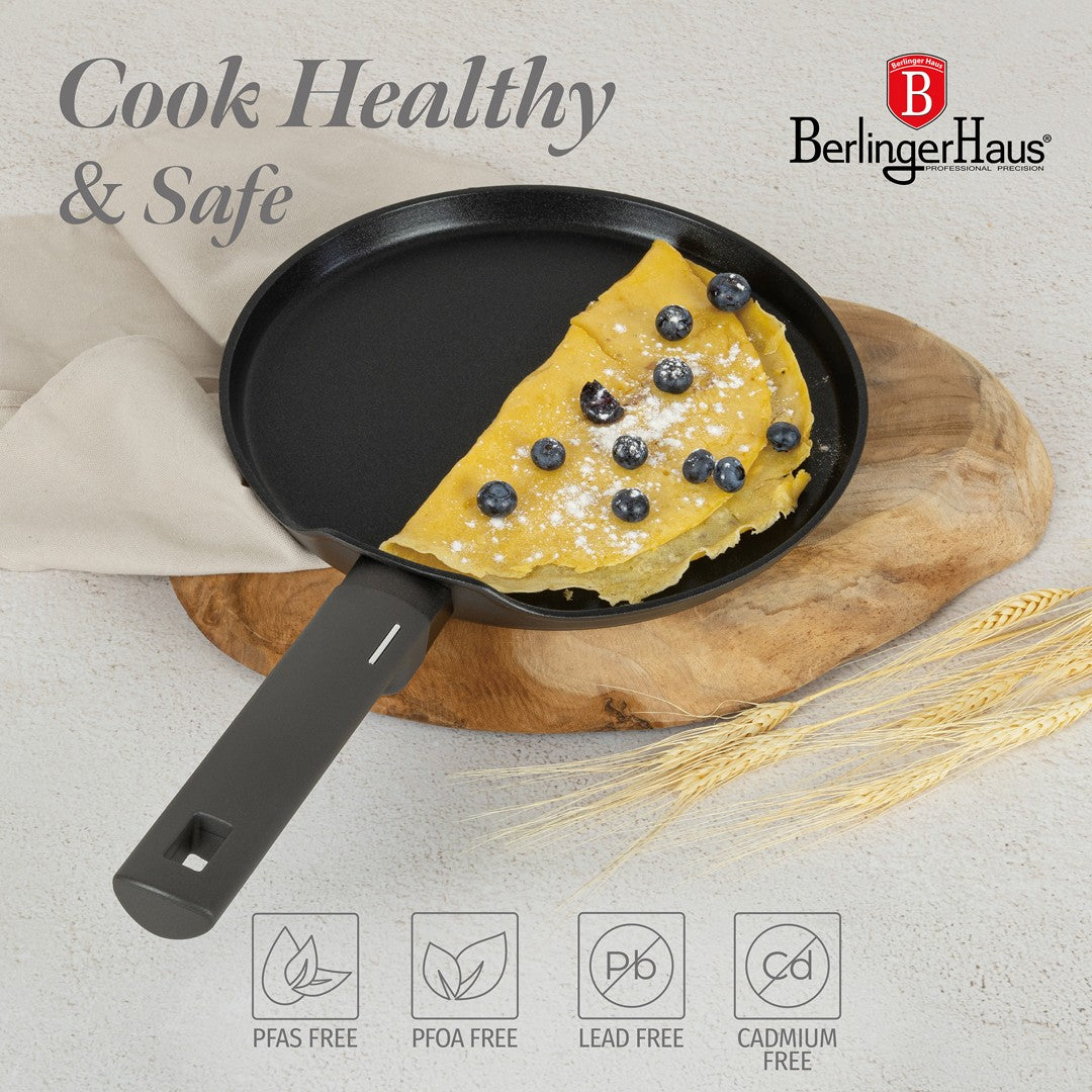 Berlinger Haus 25cm Titan Pro Non-Stick Pancake Pan - Anthracite