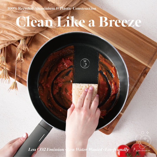 Berlinger Haus 26cm Titan Pro Non-Stick Coating Flip Frypan - Anthracite