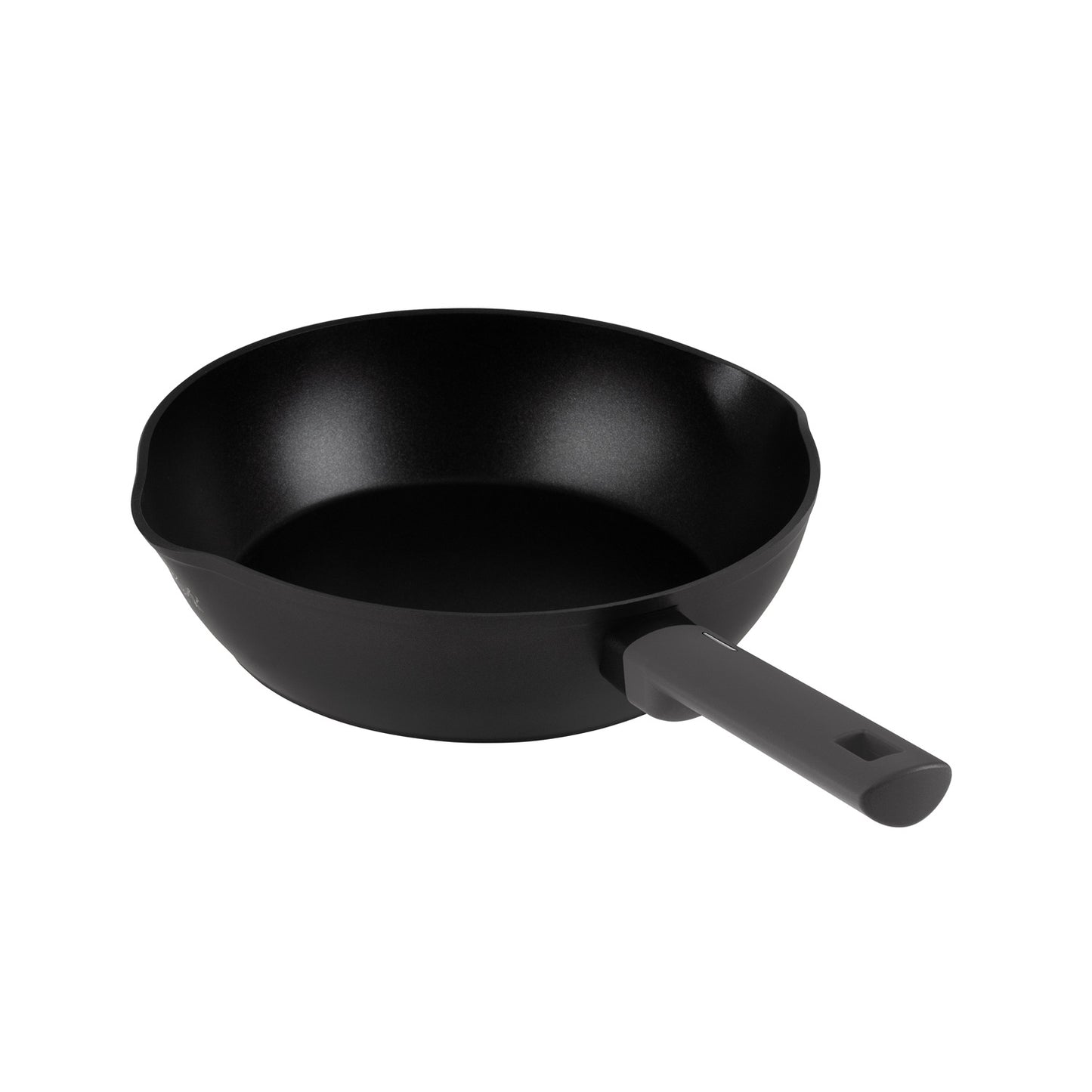 Berlinger Haus 28cm Titan Pro Non-Stick Coating Deep Frypan with 2 Mouths – Anthracite