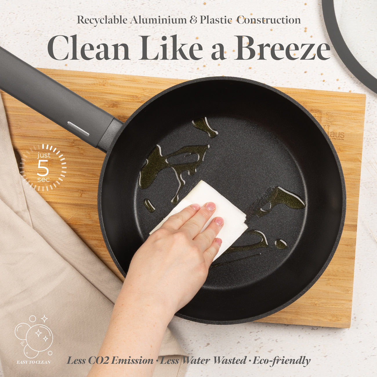 Berlinger Haus 24cm Titan Pro Non-Stick Coating Deep Frypan – Anthracite