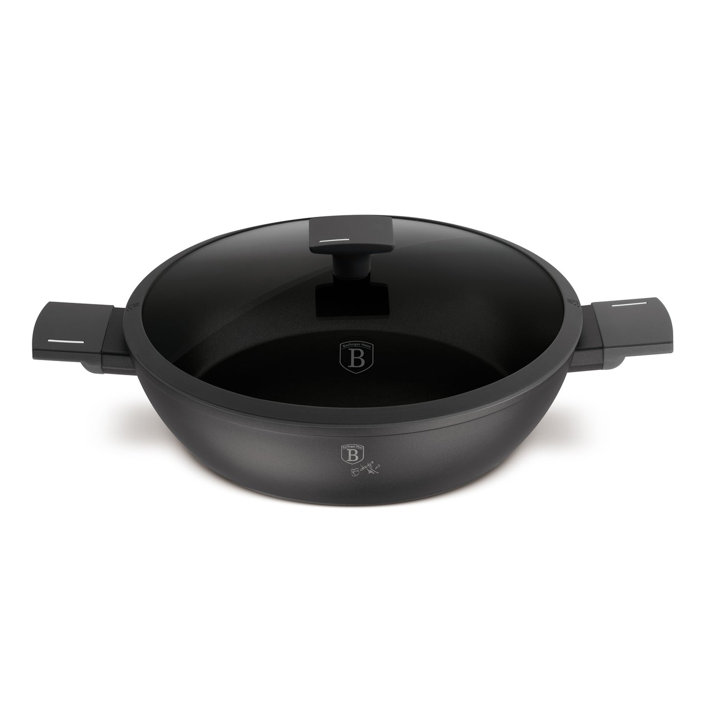 Berlinger Haus 30cm Titan Pro Non-Stick Coating Shallow Pot – Anthracite