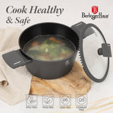 Berlinger Haus 20cm Titan Pro Non Stick Coating Casserole - Anthracite