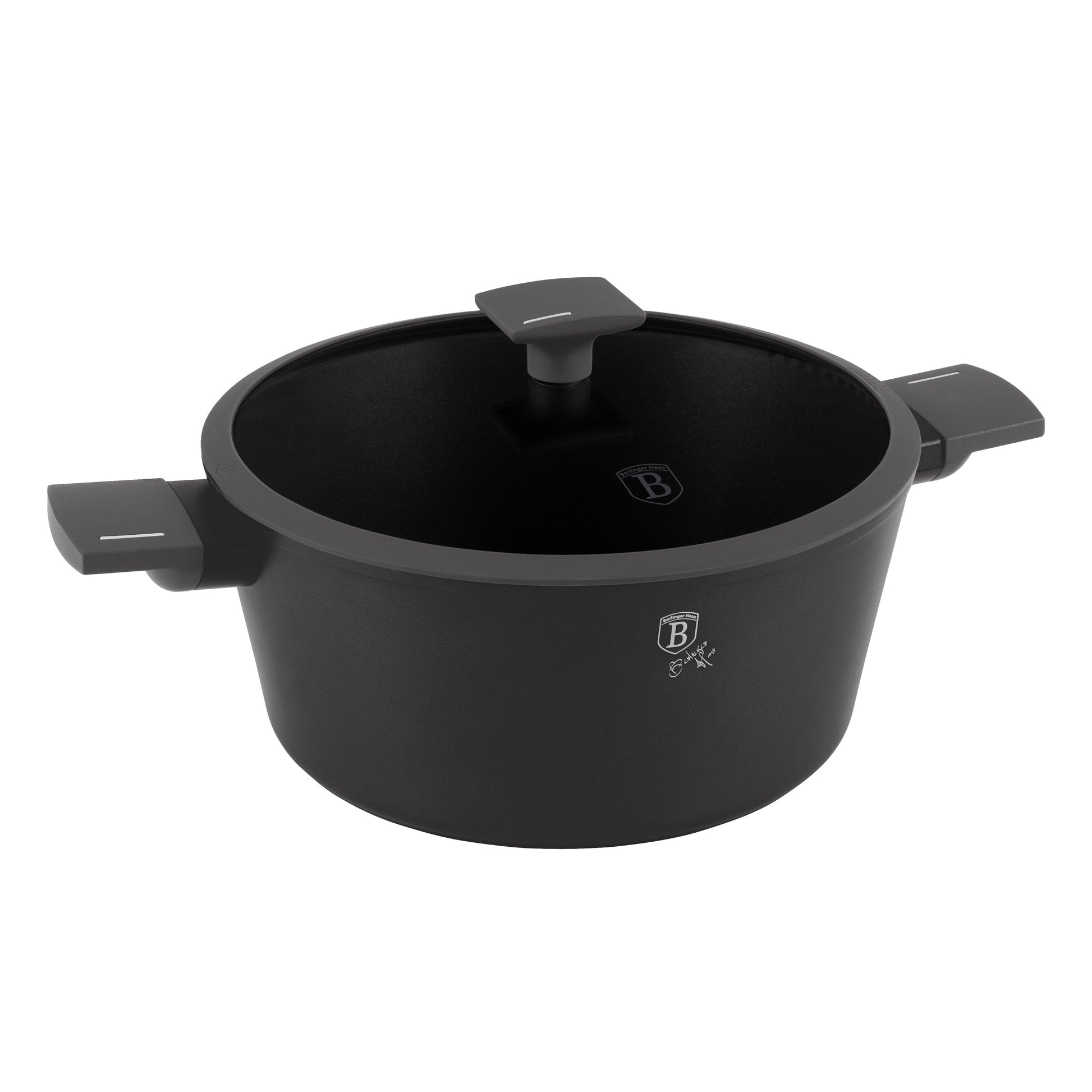 Berlinger Haus 24cm Titan Pro Non Stick Coating Casserole - Anthracite
