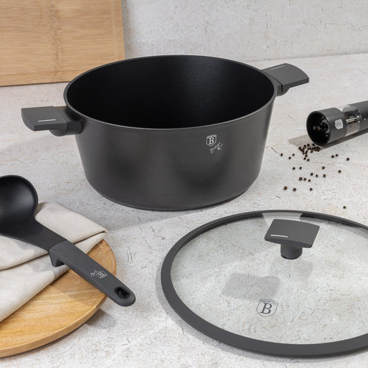 Berlinger Haus 30cm Titan Pro Non-Stick Coating Casserole – Anthracite