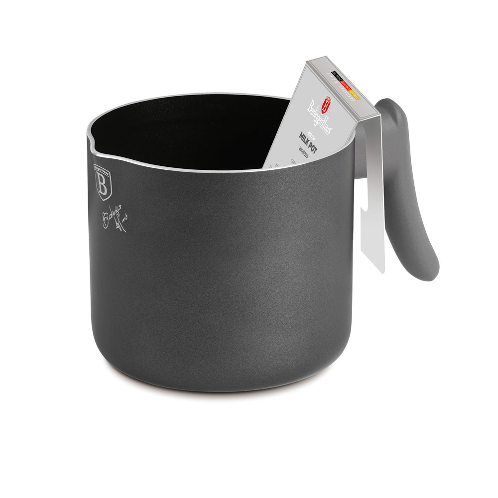 Berlinger Haus 1.2L Titan Pro Non-Stick Coating Milk Pot - Anthracite