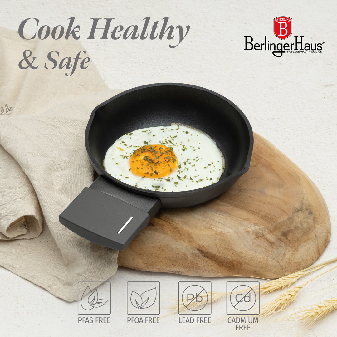 Berlinger Haus 16cm Titan Pro Non-Stick Coating Egg Pan - Anthracite