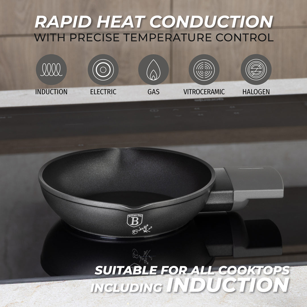 Berlinger Haus 16cm Titan Pro Non-Stick Coating Egg Pan - Anthracite