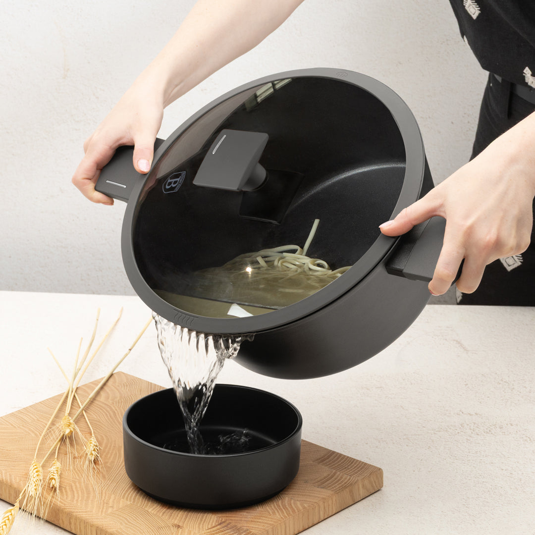 Berlinger Haus 10-Piece Titan Pro Non-Stick Coating Cookware Set - Anthracite