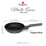 Berlinger Haus 20cm Titan Pro Non-Stick Coating Frypan - Matt Green