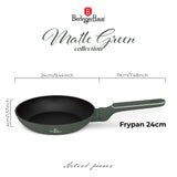 Berlinger Haus 24cm Titan Pro Non-Stick Coating Frypan - Matt Green