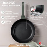 Berlinger Haus 28cm Titan Pro Non-Stick Coating Frypan - Matt Green