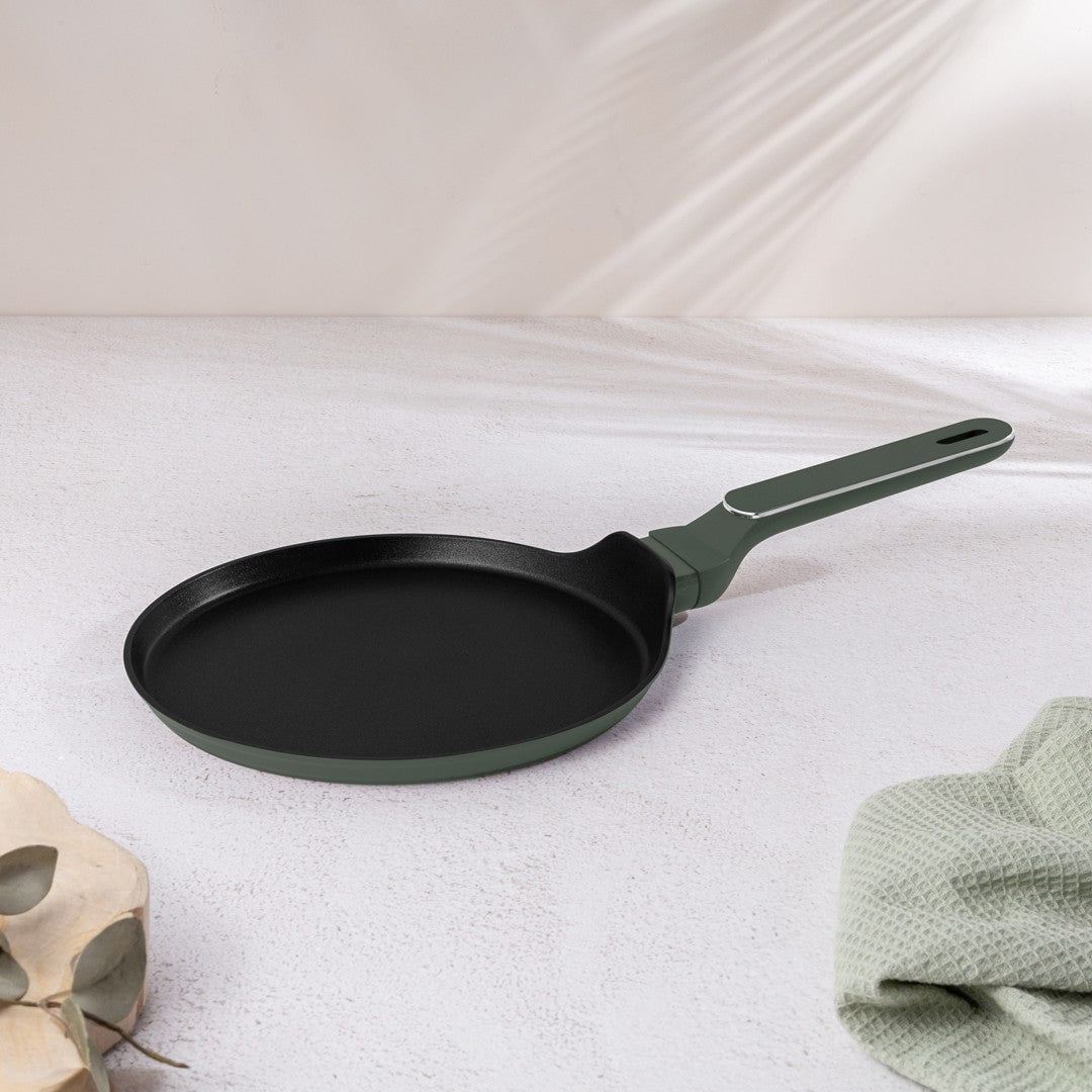 Berlinger Haus 25cm Titan Pro Non-Stick Pancake Pan - Matte Green