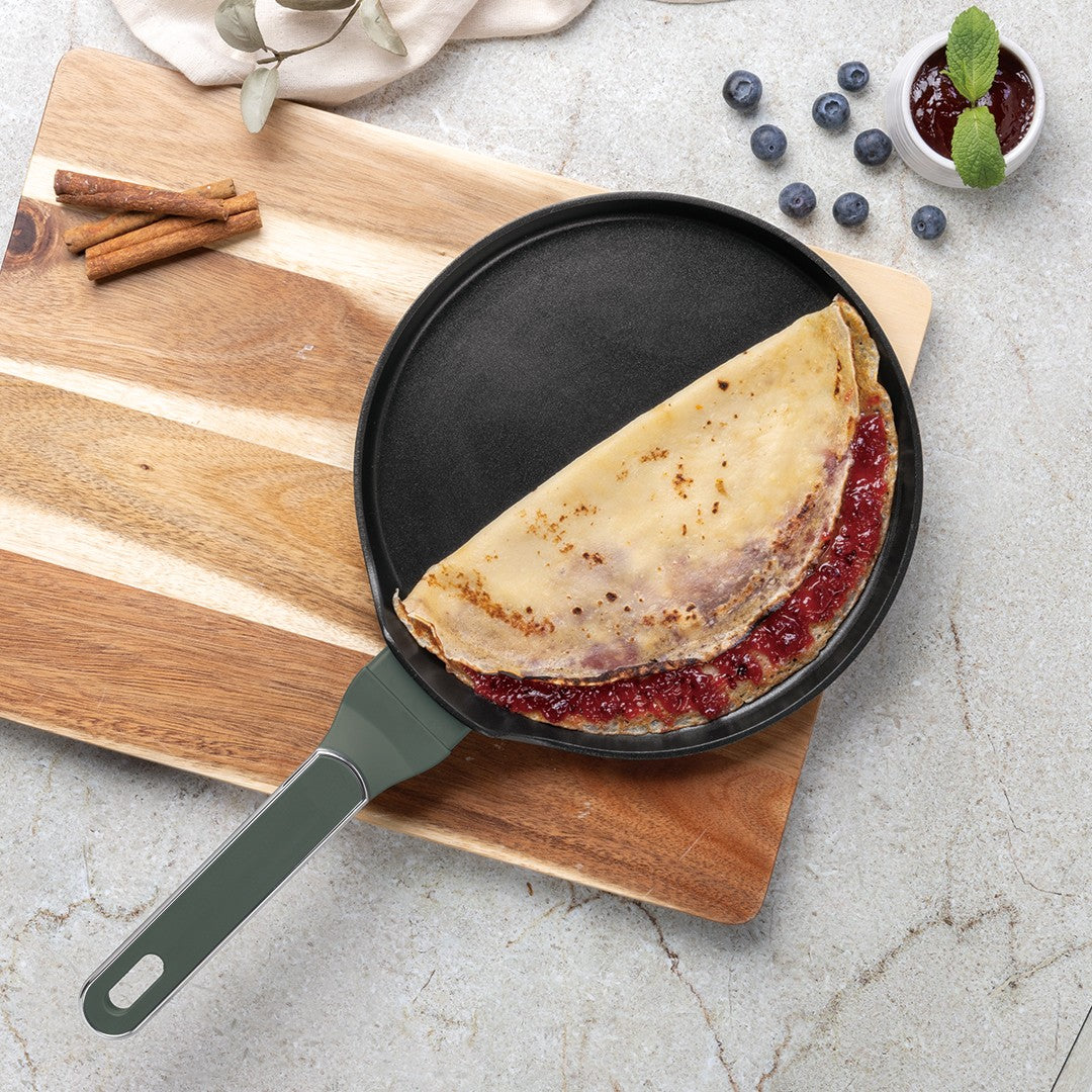Berlinger Haus 25cm Titan Pro Non-Stick Pancake Pan - Matte Green