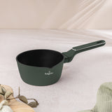 Berlinger Haus 16cm Non Stick Titan Pro Coating Sauce Pan with Lid - Matt Green