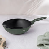 Berlinger Haus 28cm Titan Pro Non-Stick Coating Wok - Matt Green