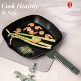 Berlinger Haus 28cm Titan Pro Non-Stick Coating Grill Pan - Matt Green