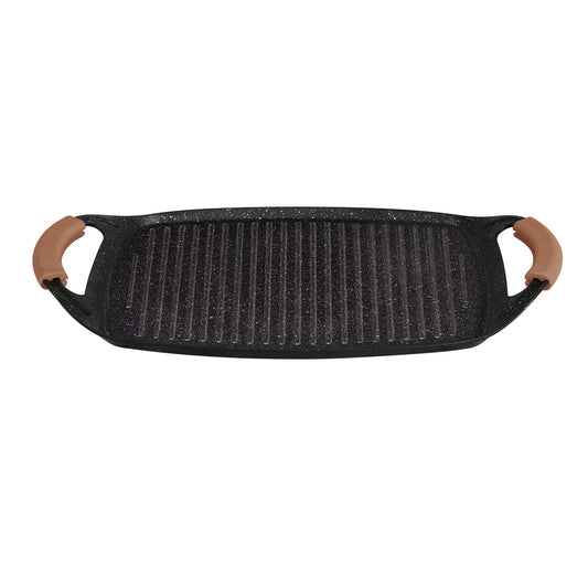 Berlinger Haus 47cm Marble Coating Non-Stick Grill Plate – Rose Gold