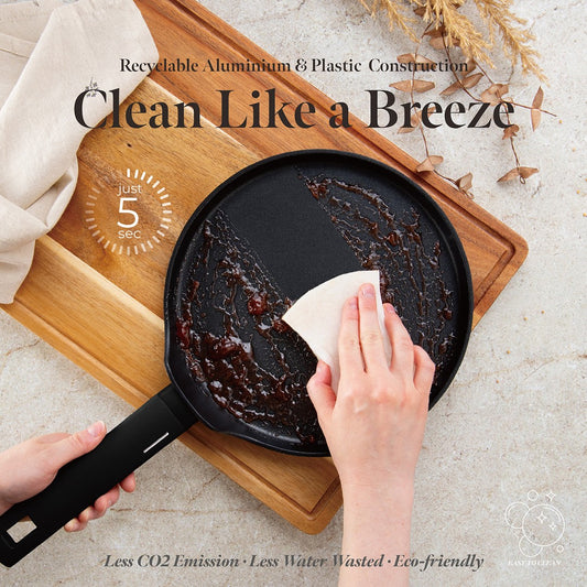Berlinger Haus 25cm Titan Pro Non-Stick Pancake Pan - Matte Black