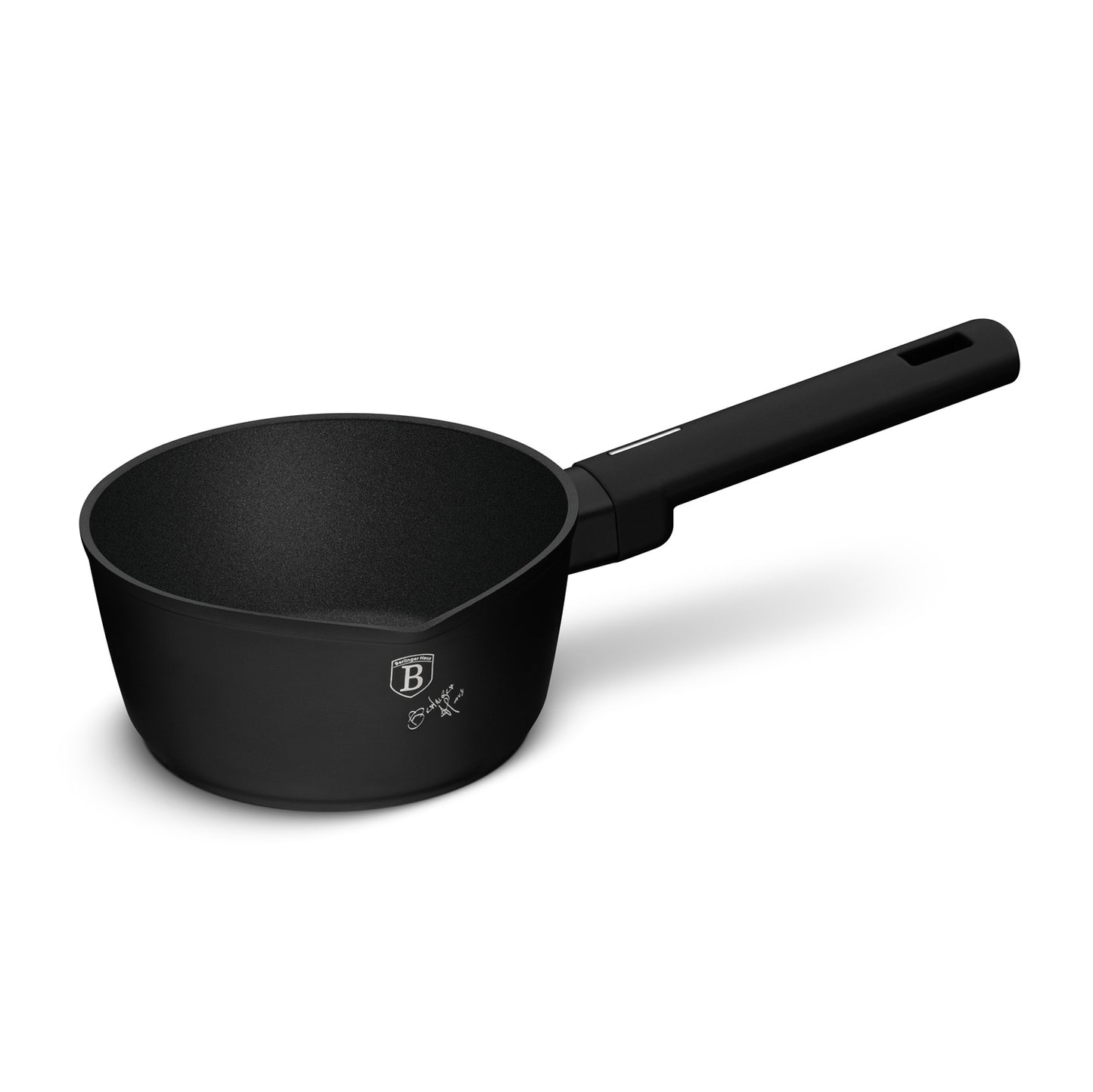 Berlinger Haus 16cm Titan Pro Non-Stick Coating Saucepan – Matte Black