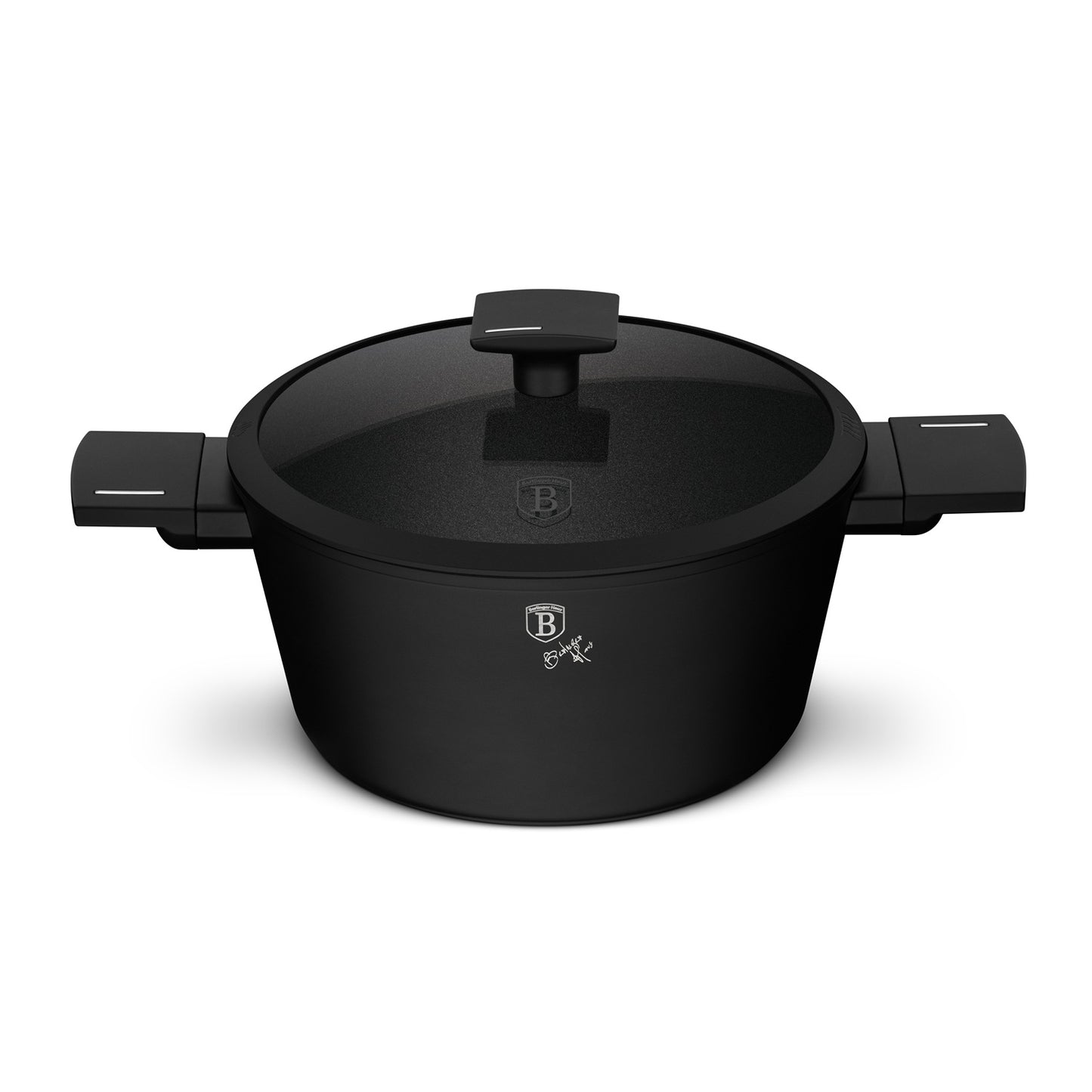 Berlinger Haus 24cm Titan Pro Non-Stick Coating Casserole – Matte Black