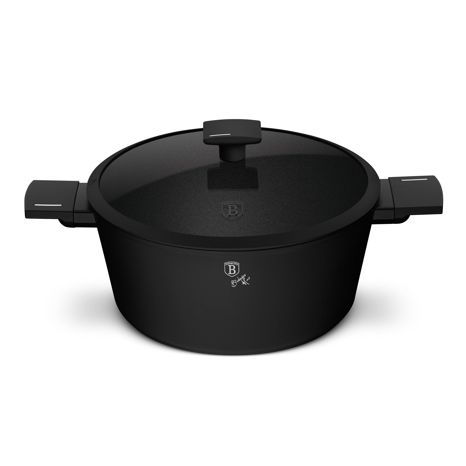 Berlinger Haus 28cm Titan Pro Non-Stick Coating Casserole – Matte Black Collection