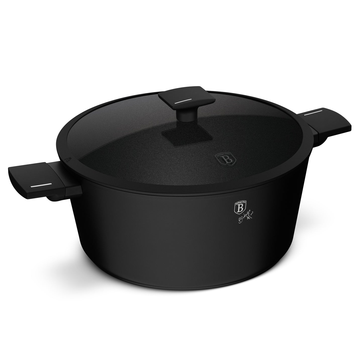 Berlinger Haus 30cm Titan Pro Non-Stick Coating Casserole – Matte Black