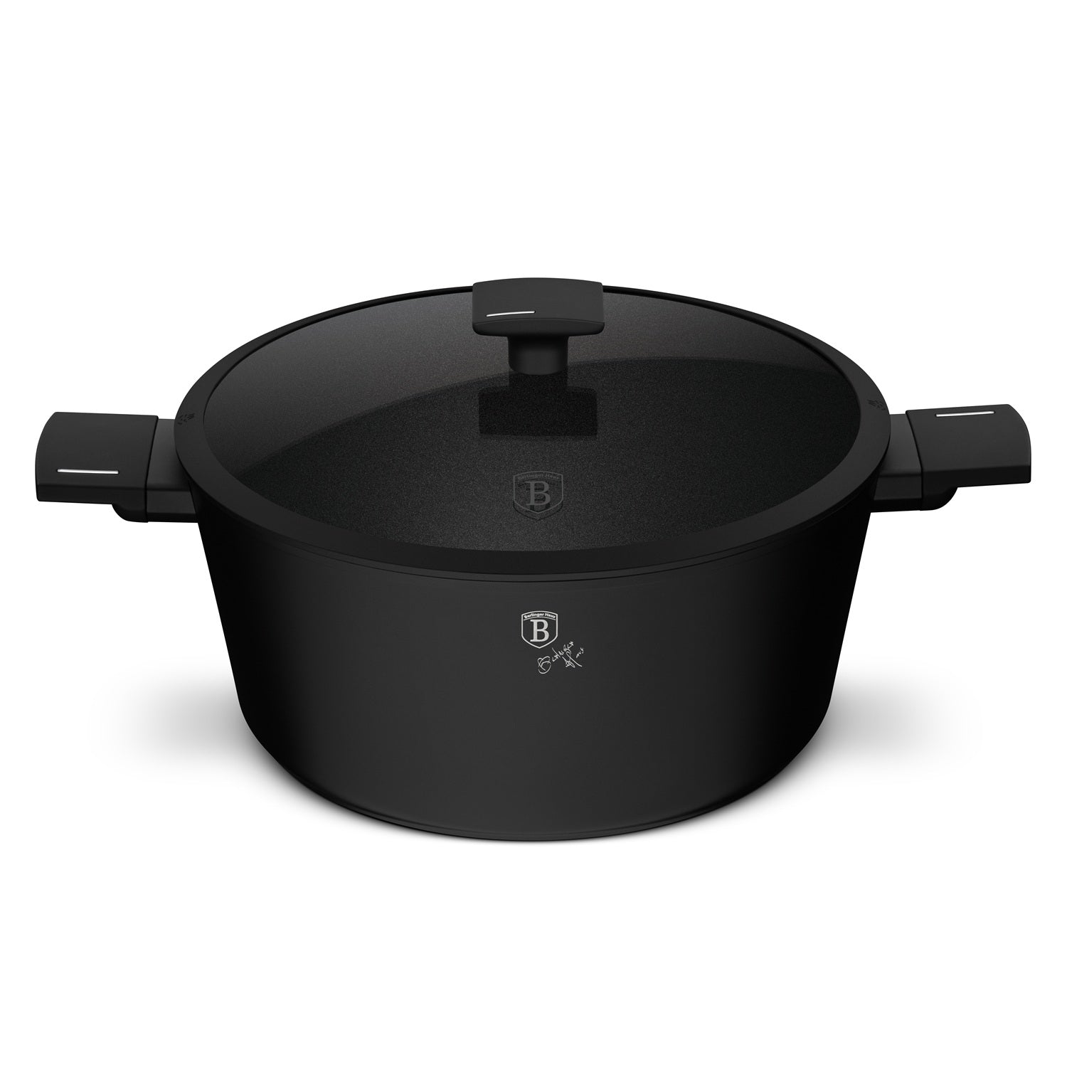Berlinger Haus 30cm Titan Pro Non-Stick Coating Casserole – Matte Black