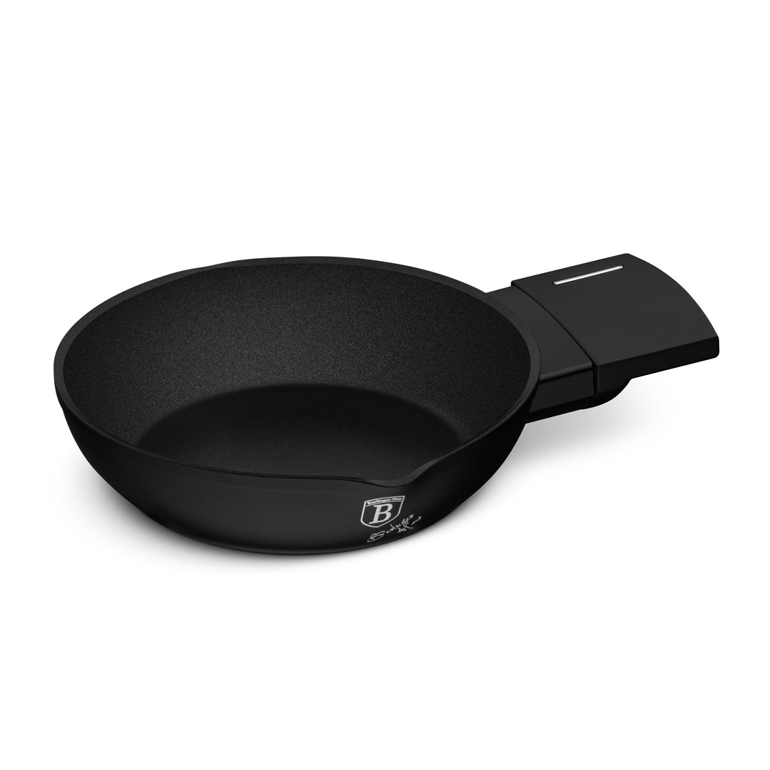 Berlinger Haus 16cm Titan Pro Non-Stick Coating Egg Pan - Matt Black