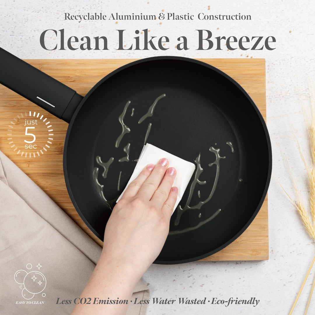 Berlinger Haus 3-Piece Titan Pro Non-Stick Frypan Set - Matte Black