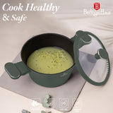 Berlinger Haus 20cm Titan Pro Non-Stick Coating Casserole - Matt Green