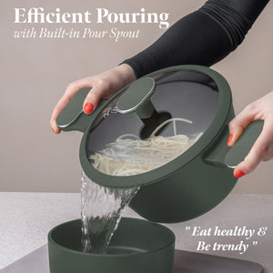 Berlinger Haus 20cm Titan Pro Non-Stick Coating Casserole - Matt Green