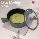 Berlinger Haus 24cm Titan Pro Non-Stick Coating Casserole - Matt Green