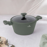 Berlinger Haus 24cm Titan Pro Non-Stick Coating Casserole - Matt Green