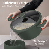Berlinger Haus 24cm Titan Pro Non-Stick Coating Casserole - Matt Green