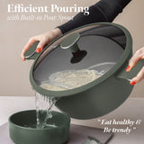 Berlinger Haus 28cm Titan Pro Non-Stick Coating Casserole - Matt Green