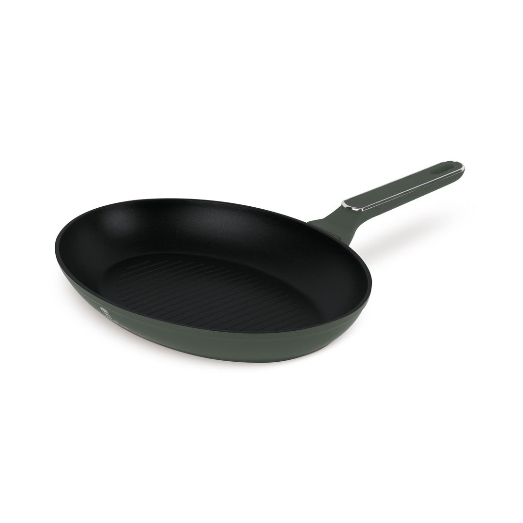 Berlinger Haus 35cm Titan Pro Non-Stick Fish Pan - Matte Green