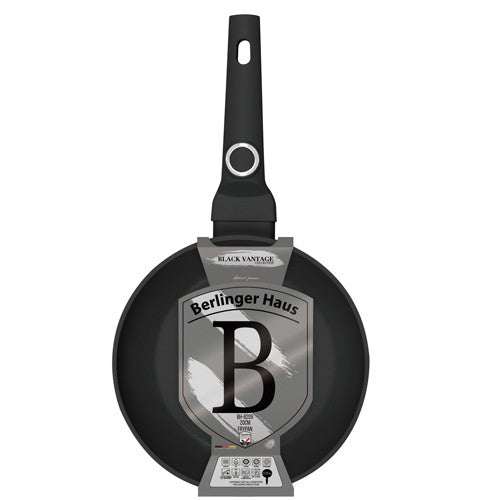 Berlinger Haus 20cm Titan Pro Non-Stick Frypan - Black Vantage