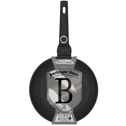 Berlinger Haus 24cm Titan Pro Non-Stick Frypan - Black Vantage