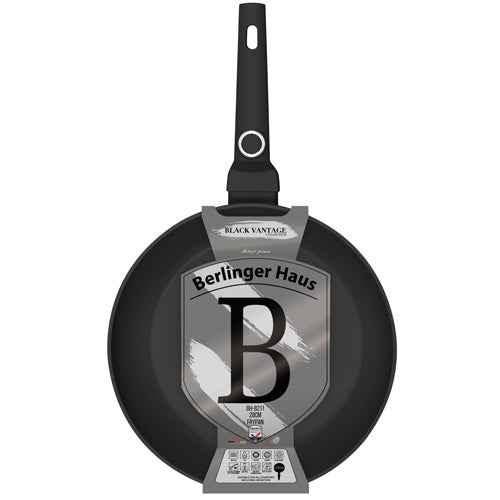 Berlinger Haus 28cm Titan Pro Non Stick Frypan - Black Vantage