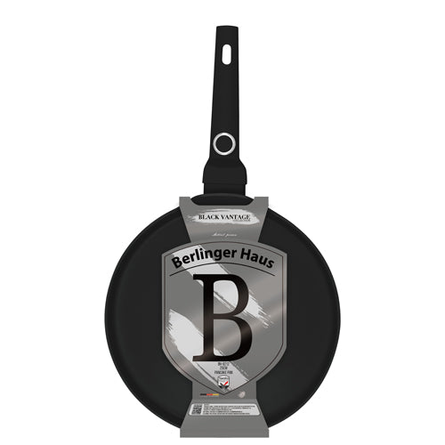 Berlinger Haus 25cm Titan Pro Non-Stick Pancake Pan - Black Vantage