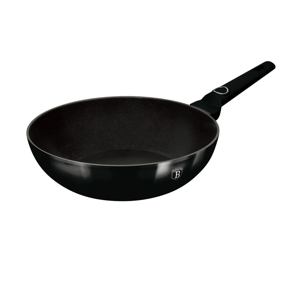 Berlinger Haus 28cm Titan Pro Non-Stick Wok - Black Vantage