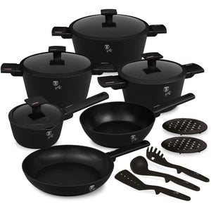 Berlinger Haus 15-Piece Titan Pro Non-Stick Cookware Set - Monaco