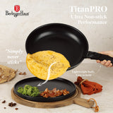 Berlinger Haus 13-Piece Titan Pro Non Stick Coating Oven Safe Cookware Set - Anthracite