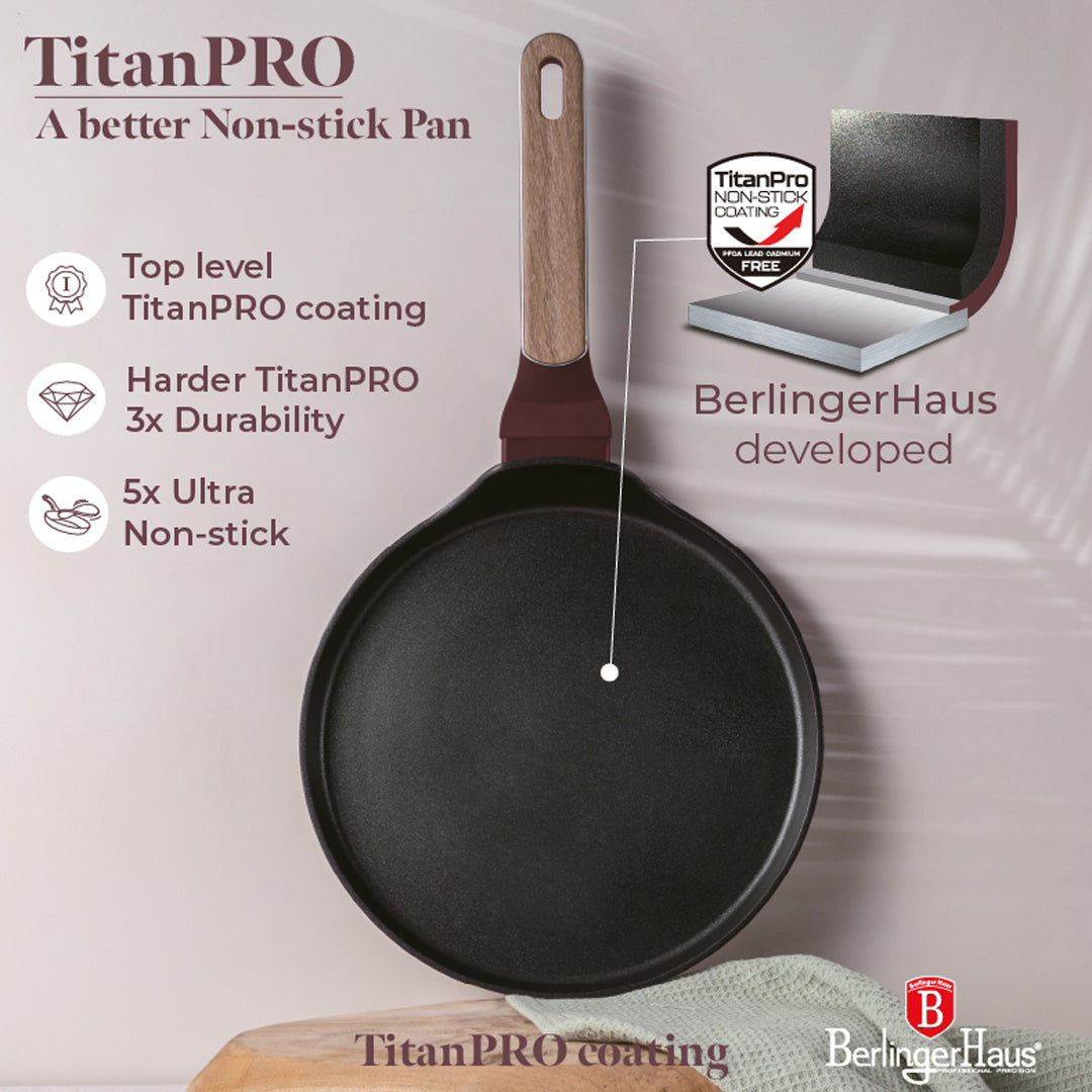 Berlinger Haus 25cm Titan Pro Non-Stick Coating Pancake Pan – Leonardo Nordic