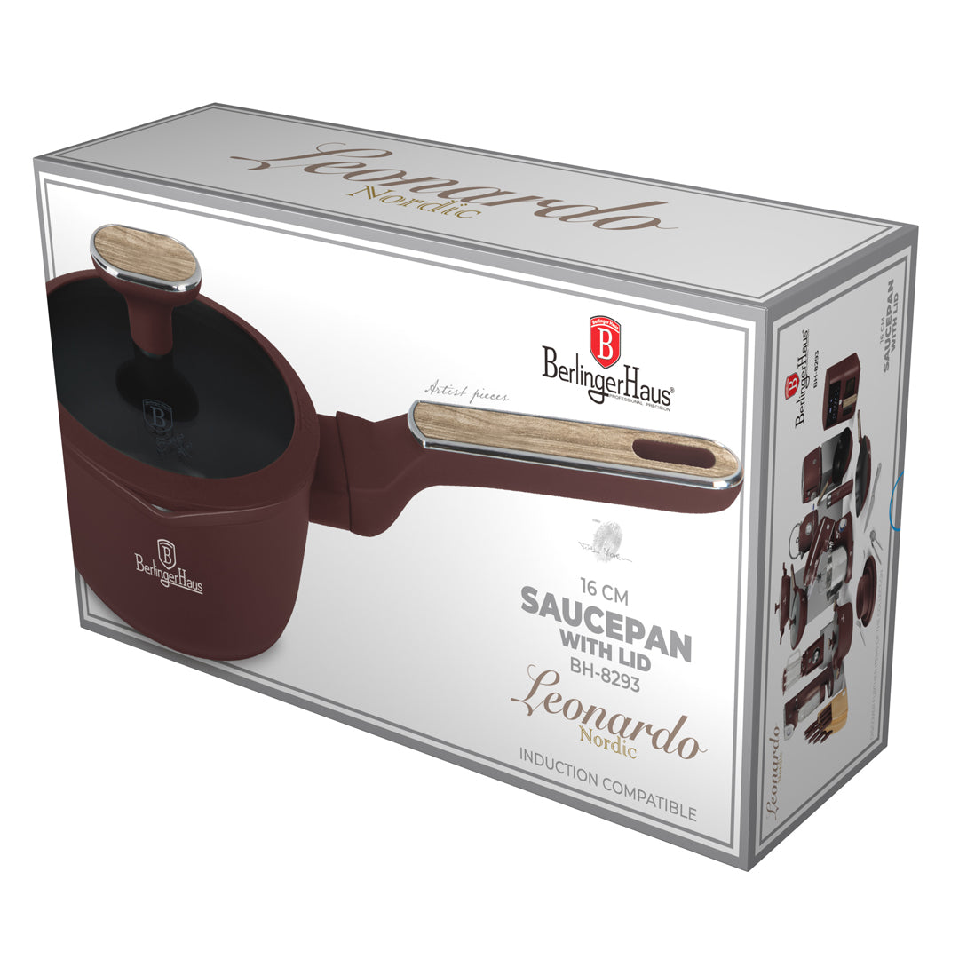 Berlinger Haus 16cm Titan Pro Non-Stick Coating Sauce Pan with Lid – Leonardo Nordic