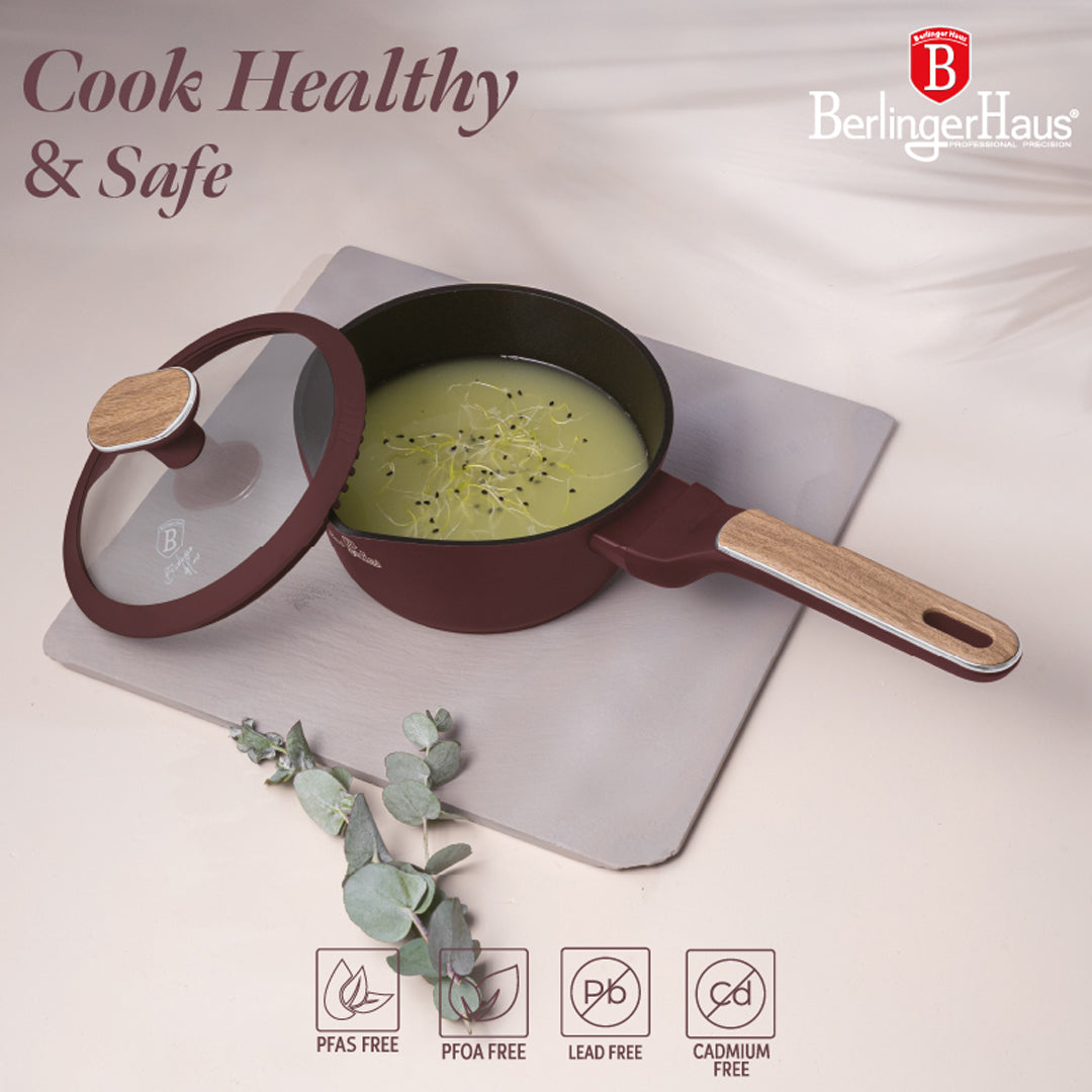 Berlinger Haus 16cm Titan Pro Non-Stick Coating Sauce Pan with Lid – Leonardo Nordic