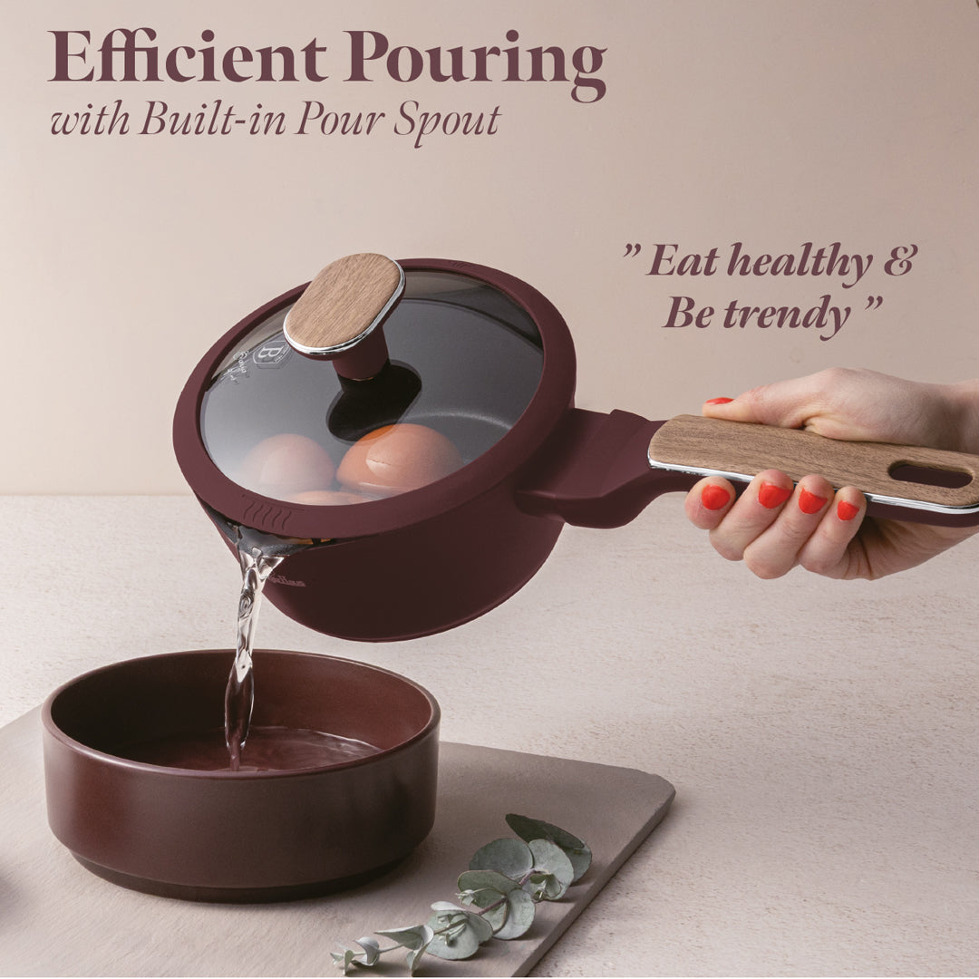 Berlinger Haus 16cm Titan Pro Non-Stick Coating Sauce Pan with Lid – Leonardo Nordic