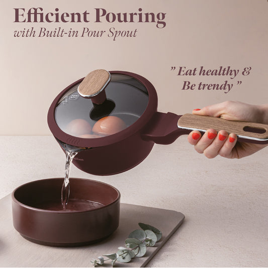 Berlinger Haus 16cm Titan Pro Non-Stick Coating Sauce Pan with Lid – Leonardo Nordic