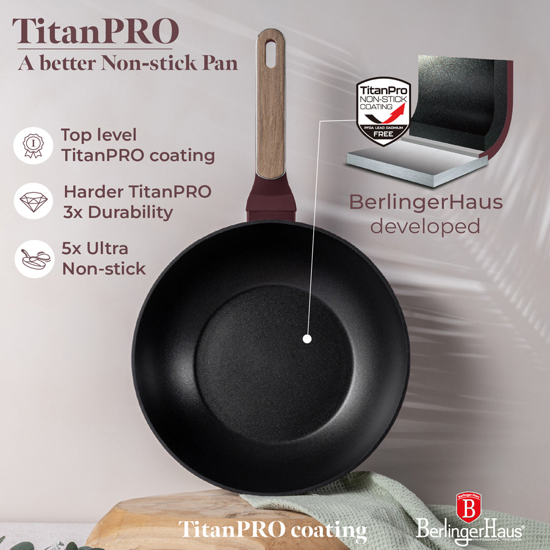 Berlinger Haus 28cm Titan Pro Non-Stick Coating Wok – Leonardo Nordic
