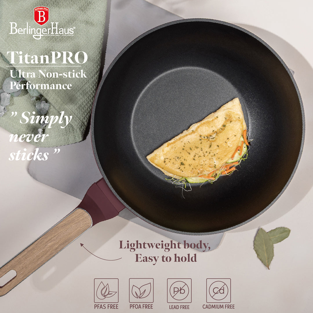 Berlinger Haus 28cm Titan Pro Non-Stick Coating Wok – Leonardo Nordic